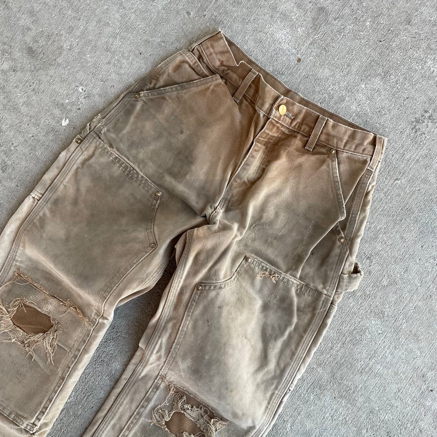 28x30 Vintage Double Knee Carhartt Pants